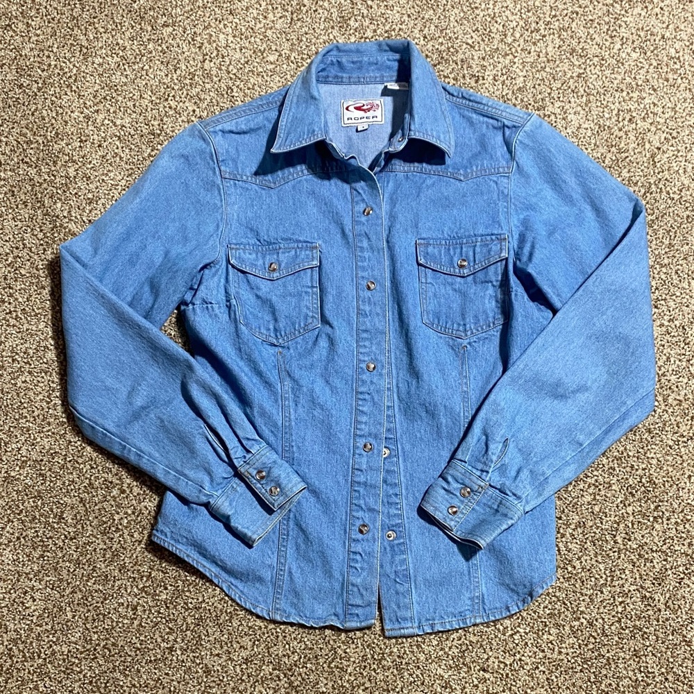 Roper denim Pearl snap